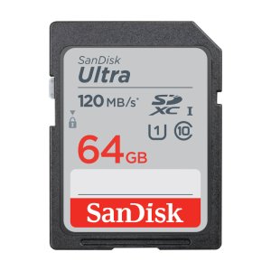 SanDisk 64GB Ultra SDXC UHS-I Memory Card 120MB/s
