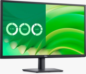 Dell E2725H 27" FHD Monitor, Black Color, Connectivity : 1 VGA, 1 DisplayPort 1.2-E2725H