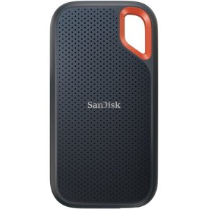 SANDISK E61 EXTREME PORTABLE EXTERNAL SSD V2 4TB - Black - SDSSDE61-4T00-G25