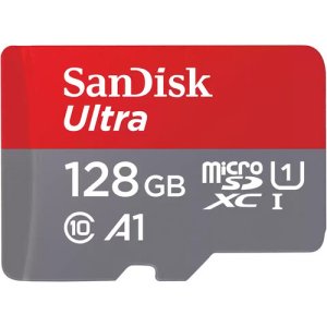 SanDisk MicroSD CLASS 10 100MBPS 128GB without Adapter-SDSQUNR-128G-GN6MN