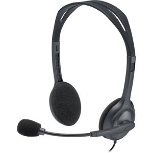 Logitech H111 Stereo Headset - Black  - 981-000593