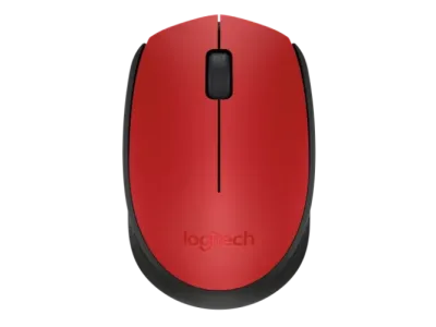Logitech M171 Wireless Mouse - Red - 910-004641