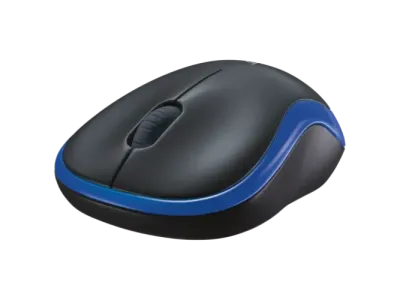 Logitech M185 Wireless Mouse - Blue - 910-002236