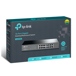 TP-Link 16-Port 10/100/1000Mbps Gigabit Desktop/Rackmount Switch - TL-SG1016D
