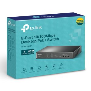 TP-Link 8-Port 10/100Mbps Desktop Switch - TL-SF1008P
