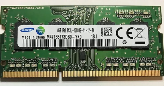 SAMSUNG Desktop RAM DDR3L 4GB 1600