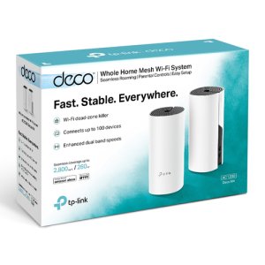 TP-Link Deco M4 AC1200 Wi-Fi System (2 Pack) - TL-DECO M4-2