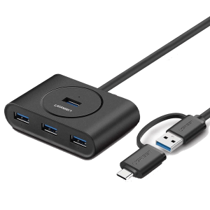 UGREEN 4-Port USB 3.0 Hub (USB-C & USB-A) 1M – UG-40850