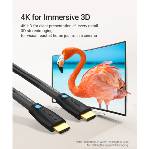 Vention HDMI Cable 40M Black For Engineering – VEN-AAMBV