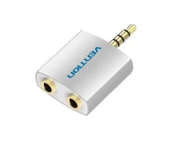 Vention 4 Pole 3.5mm Male to 2*3.5MM Female Converter – VEN-BDAW0