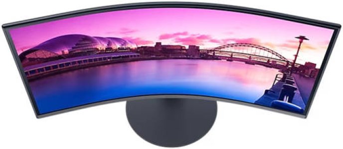 Samsung 27" Curved Monitor, 1000R, Full HD, 75Hz-LS27C390EAMXUE