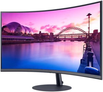 Samsung 27" Curved Monitor, 1000R, Full HD, 75Hz-LS27C390EAMXUE
