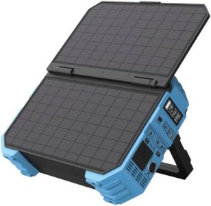 Powerology 600W Portable Power Generator with Solar Panel
