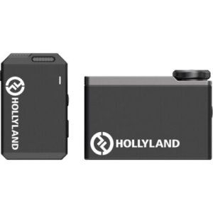 Hollyland LARK MAX Solo Wireless Microphone – 2.4 GHz, Black