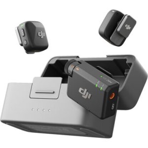 DJI Mic Mini 2-Person Wireless Microphone – 2.4 GHz, Black