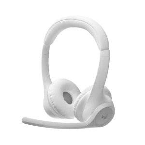 Logitech Zone 300 Bluetooth Headset with Noise Cancelling Mic - Off White - 981-001417