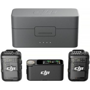 DJI Mic 2 Wireless Microphone – Dual-Channel, 820 ft Range