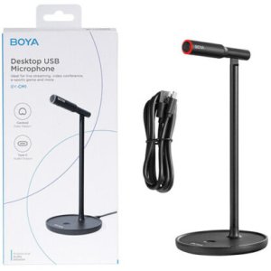 BOYA BY-CM1 Desktop Cardioid USB Microphone – Plug & Play