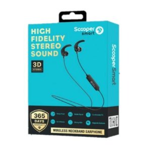 Scooper Smart SWN-04 Bluetooth Neckband Earphone – Lightweight