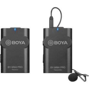 BOYA BY-WM4 PRO Wireless Omni Lavalier Mic System (2.4 GHz)