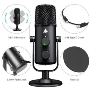 MAONO AU-903 USB Desktop Cardioid & Omni Microphone