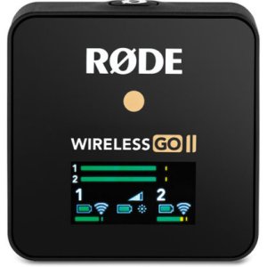 RODE Wireless GO II Single – Compact Digital Wireless Mic (Black)