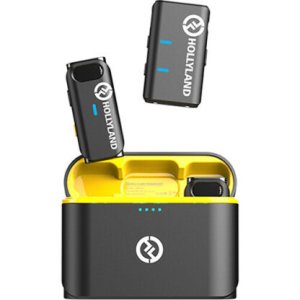 Hollyland LARK M1 DUO Wireless Microphone System – 2-Person, 2.4 GHz
