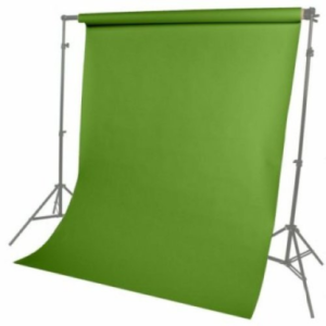 Greenscreen Chromakey Paper Roll 2.75m x 10m for Studio Use