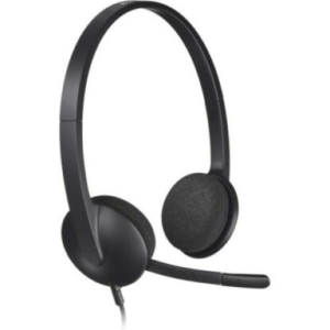 Logitech H340 USB Headset – Lightweight, Noise-Canceling Mic