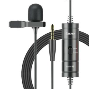 Boya BY-M1S Universal Lavalier Microphone – 6m Cable, TRRS