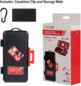 LENSGO Battery & Memory Card Hard Protector Case