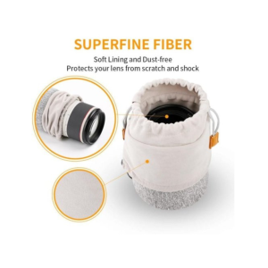 K&F Concept 2-in-1 Neoprene Lens Pouch 10×18cm