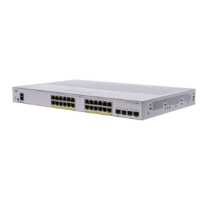 Cisco CBS350 24-Port Gigabit PoE+ Switch with 4 SFP