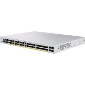 Cisco CBS350‑48P‑4G 48‑Port PoE+ Switch with 4 SFP Uplinks