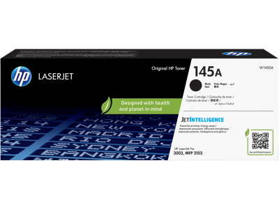 HP 145A Black Original LaserJet Toner Cartridge - W1450A