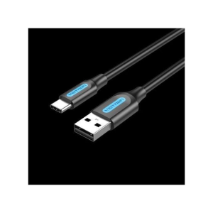 Vention USB 2.0 A Male to C Male  Cable 1M Black PVC Type