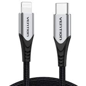 Vention USB 2.0 C to Lightning Cable 1.5M Gray Aluminum Alloy Type