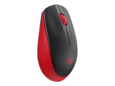 Logitech M190 Full Size Wireless Mouse - Red-910-005908