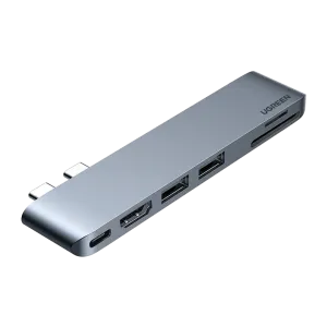 UGREEN CM380 6-in-2 (DUAL)USB-C to 2*USB 3.0