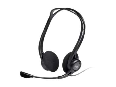 Logitech PC960 USB Headset with Noise-Cancelling Mic -981-000836