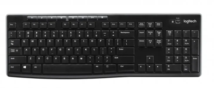 Logitech K270 Wireless Keyboard - Black-920-003051