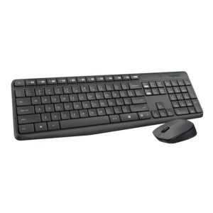 Logitech MK235  Wireless Keyboard + Mouse  Black-920-007897