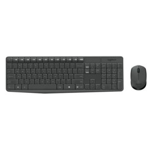 Logitech MK235  Wireless Keyboard + Mouse  Black-920-007897