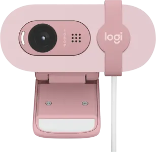 Logitech Brio 100 Full HD Webcam –Rose – USB-C-960-001623