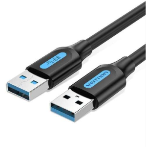 Vention USB 3.0 A Male to A Male  Cable 1.5M Black PVC Type