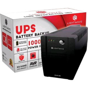 Lightwave LW 1000VA 3 PIN UPS-LW UPS1000