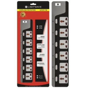 Lightwave Extension Socket- 3 Metres 6WAY-LW EXT 756