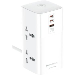 Lightwave Extension Socket- 3 Metres 4WAY-LW EXT 43U