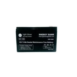 Lightwave 12V/7.5AH Ups battery-High Performance SMF battery LW 7AH