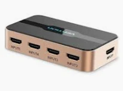 Vention HDMI Switcher 5 In 1 Out Gold